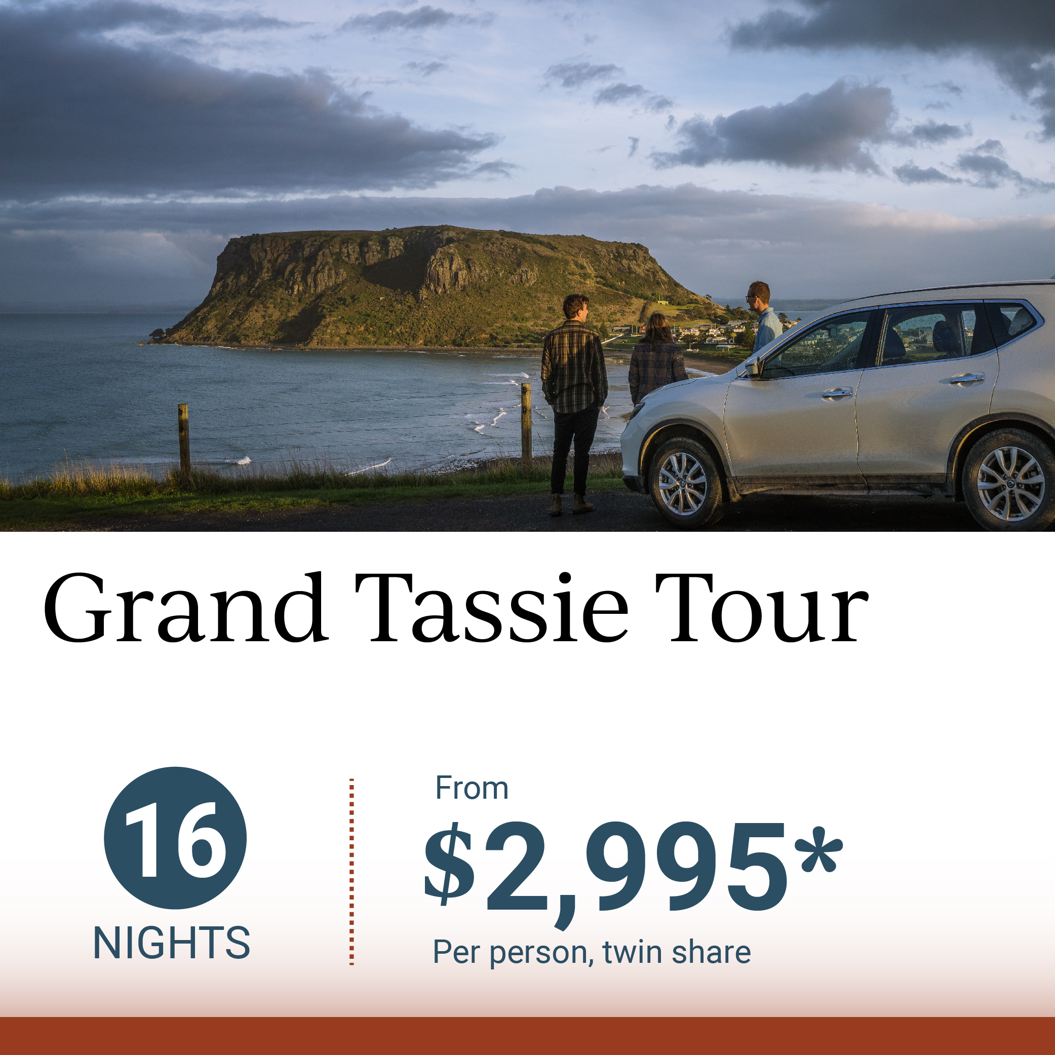 Tasmanian Vacations Tasmania 16 Night Grand Tassie Tour Self-Drive Holiday Package